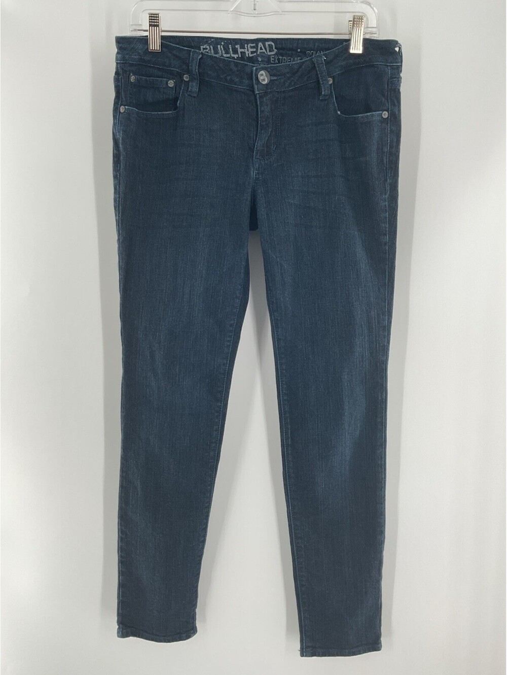 Bullhead Solana Extreme Skinny Jeans Women’s Size 11 R Dark Wash 105